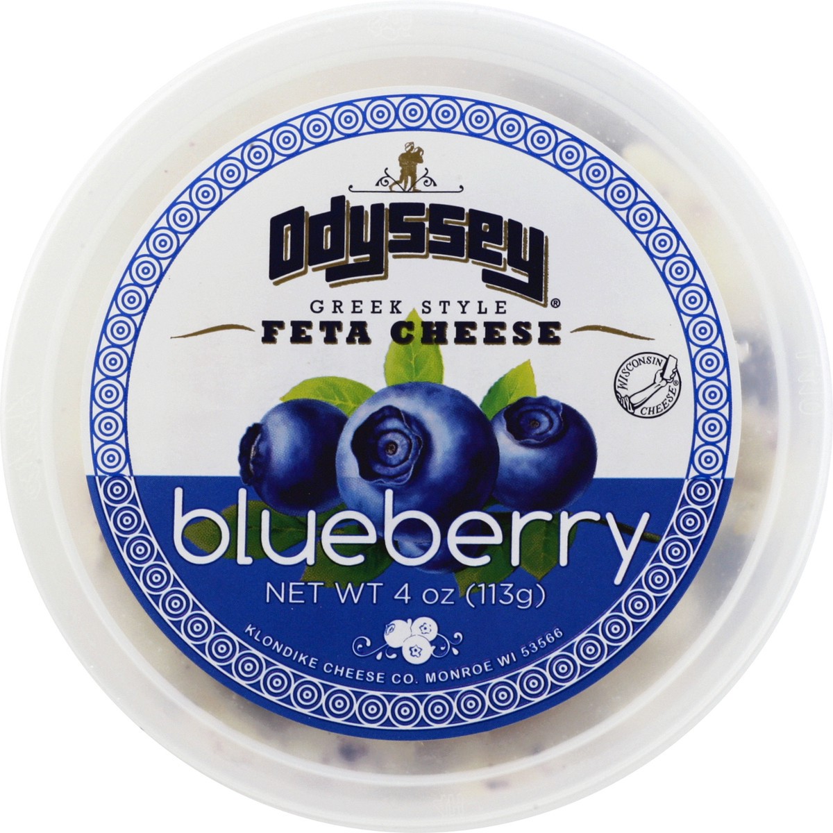 slide 6 of 12, Odyssey Greek Style Blueberry Feta Cheese 4 oz, 4 oz