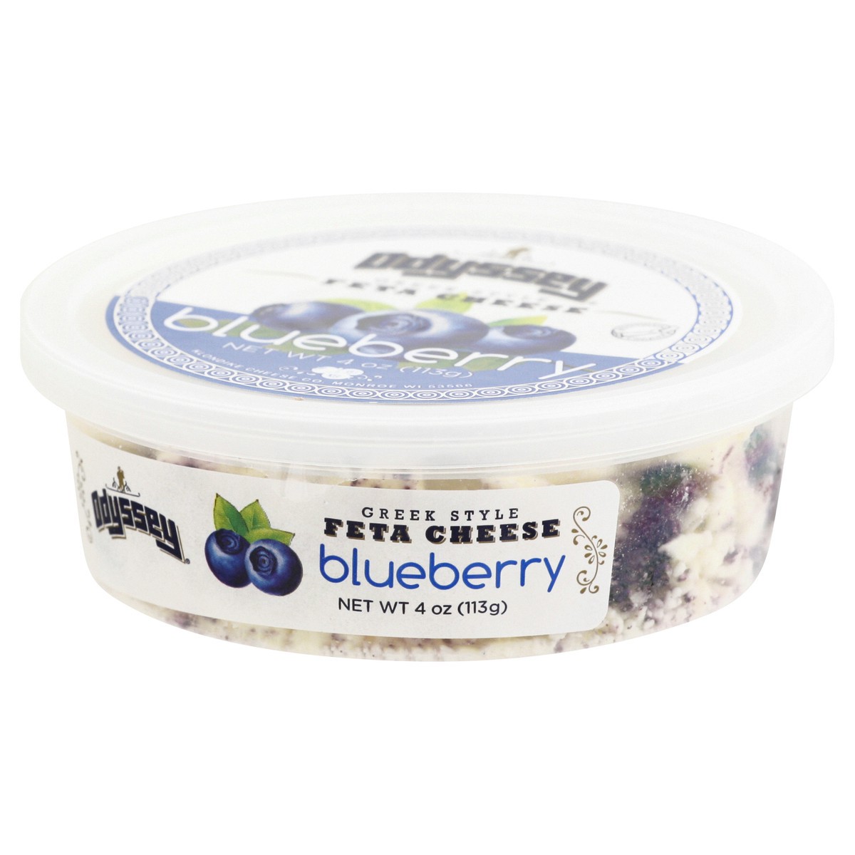 slide 9 of 12, Odyssey Greek Style Blueberry Feta Cheese 4 oz, 4 oz