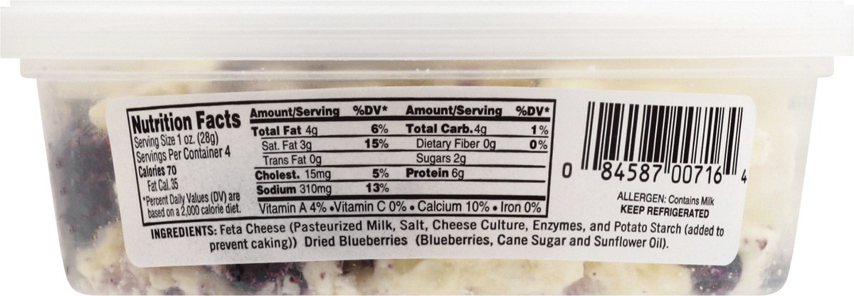 slide 8 of 12, Odyssey Greek Style Blueberry Feta Cheese 4 oz, 4 oz