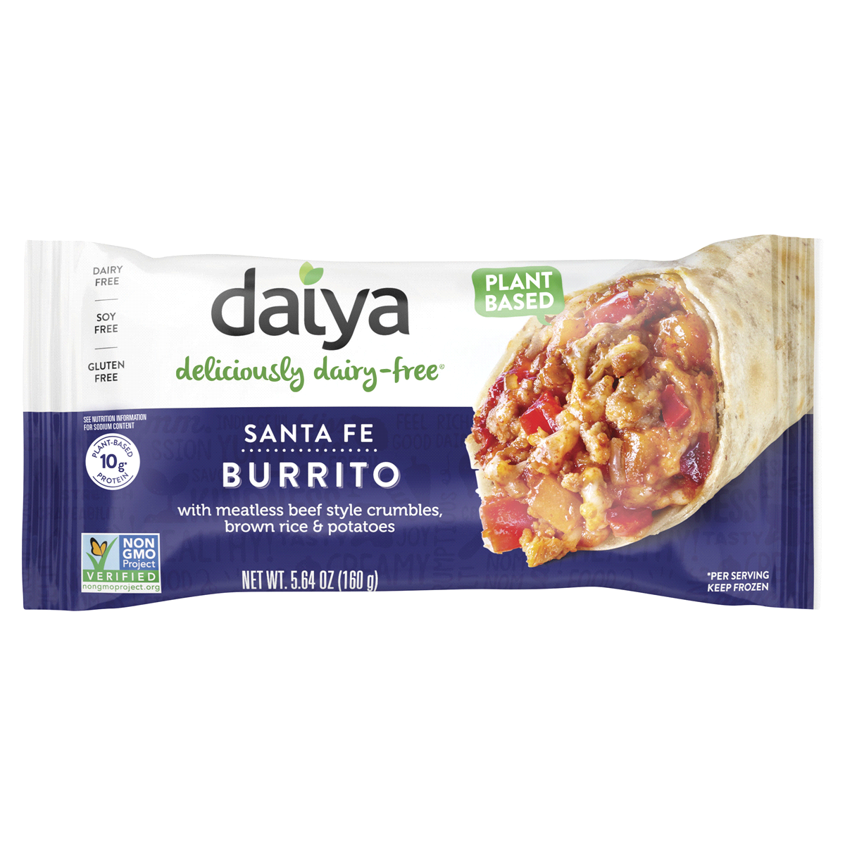 slide 1 of 1, Daiya Santa Fe Burrito, 5.64 oz