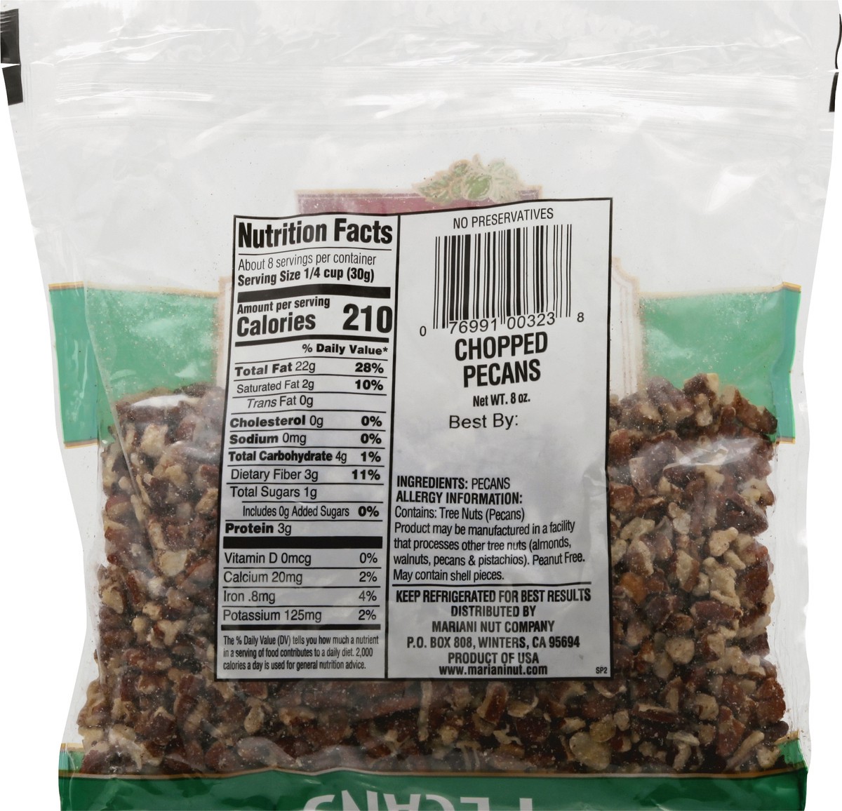 slide 7 of 13, Mariani Mariana Chopped Pecans, 1 ct