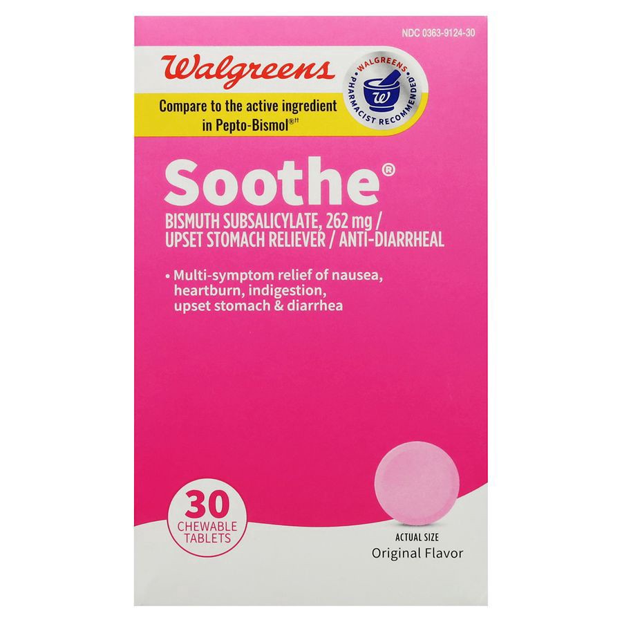 slide 3 of 5, Walgreens Soothe Chewable Tablets Wintergreen, 30 ct