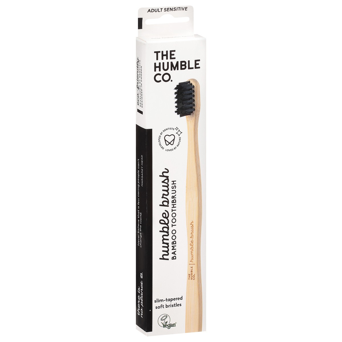 slide 7 of 9, The Humble Co. Adult Sensitive Humble Brush Bamboo Toothbrush 1 1 ea, 1 ct