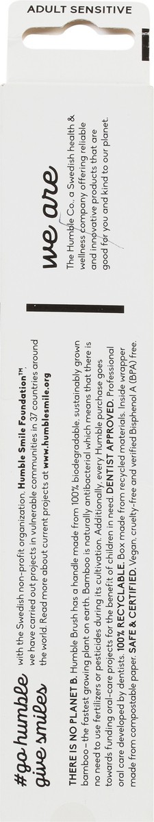 slide 4 of 9, The Humble Co. Adult Sensitive Humble Brush Bamboo Toothbrush 1 1 ea, 1 ct