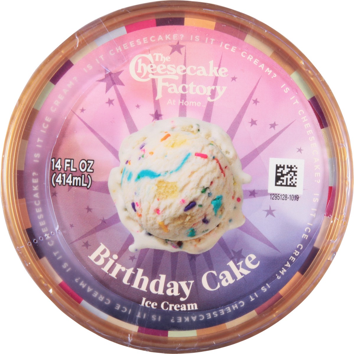 slide 9 of 9, The Cheesecake Factory At Home Birthday Cake Ice Cream 14 fl oz, 14 fl oz