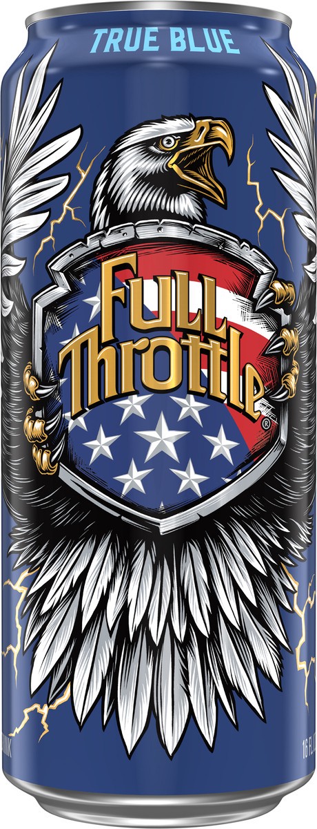 slide 2 of 2, Full Throttle True Blue Agave Energy Drink Can - 16 fl oz, 16 fl oz