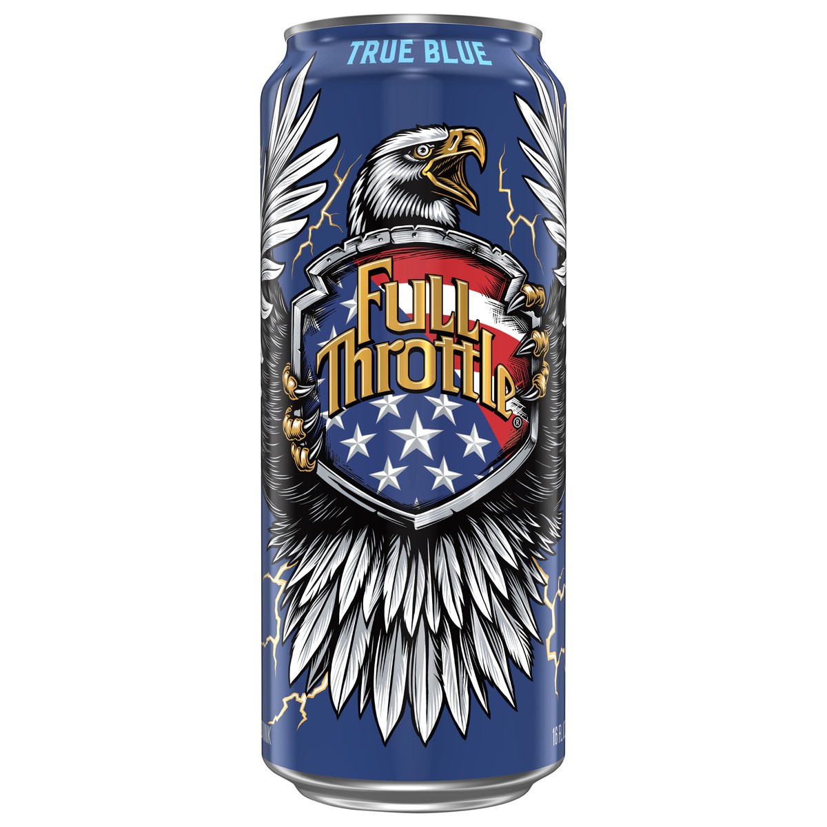 slide 1 of 2, Full Throttle True Blue Agave Energy Drink Can - 16 fl oz, 16 fl oz