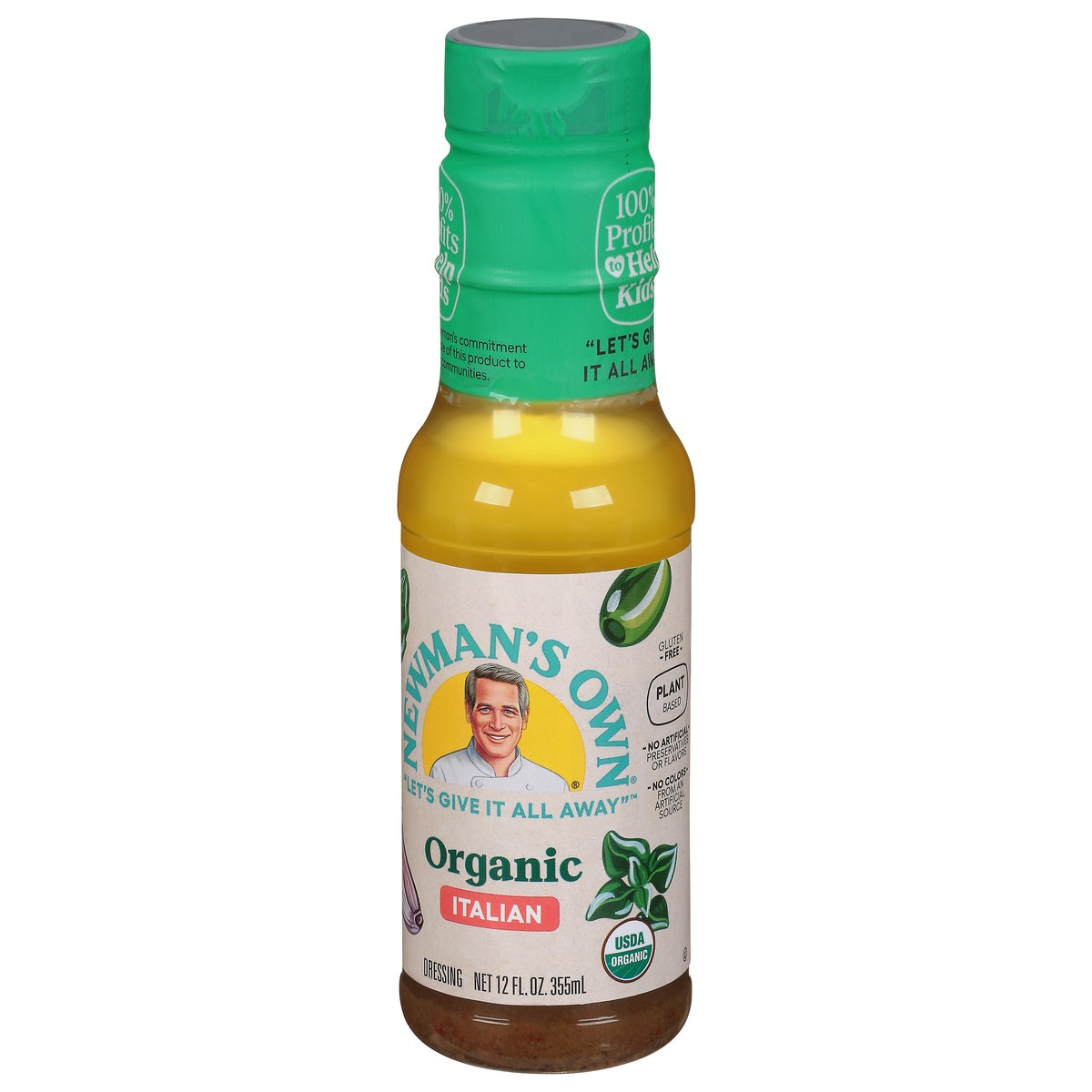 slide 4 of 9, Newman's Own Organic Italian Dressing 12 fl oz, 12 fl oz