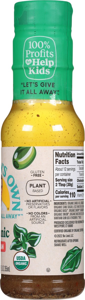slide 8 of 9, Newman's Own Organic Italian Dressing 12 fl oz, 12 fl oz