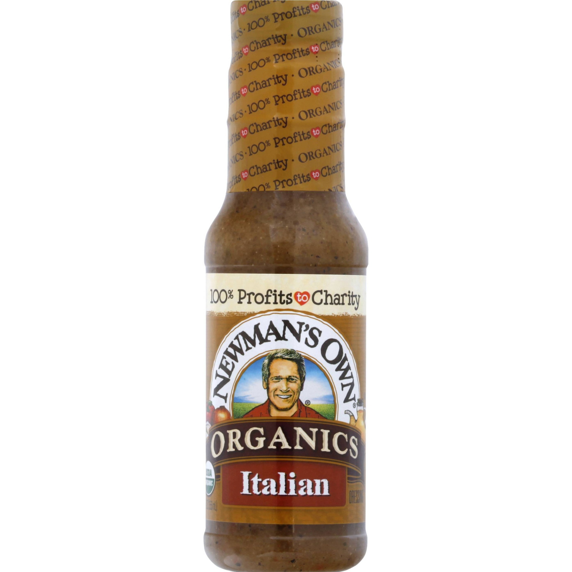 slide 1 of 6, Newman's Own Organics Italian Dressing, 9 oz