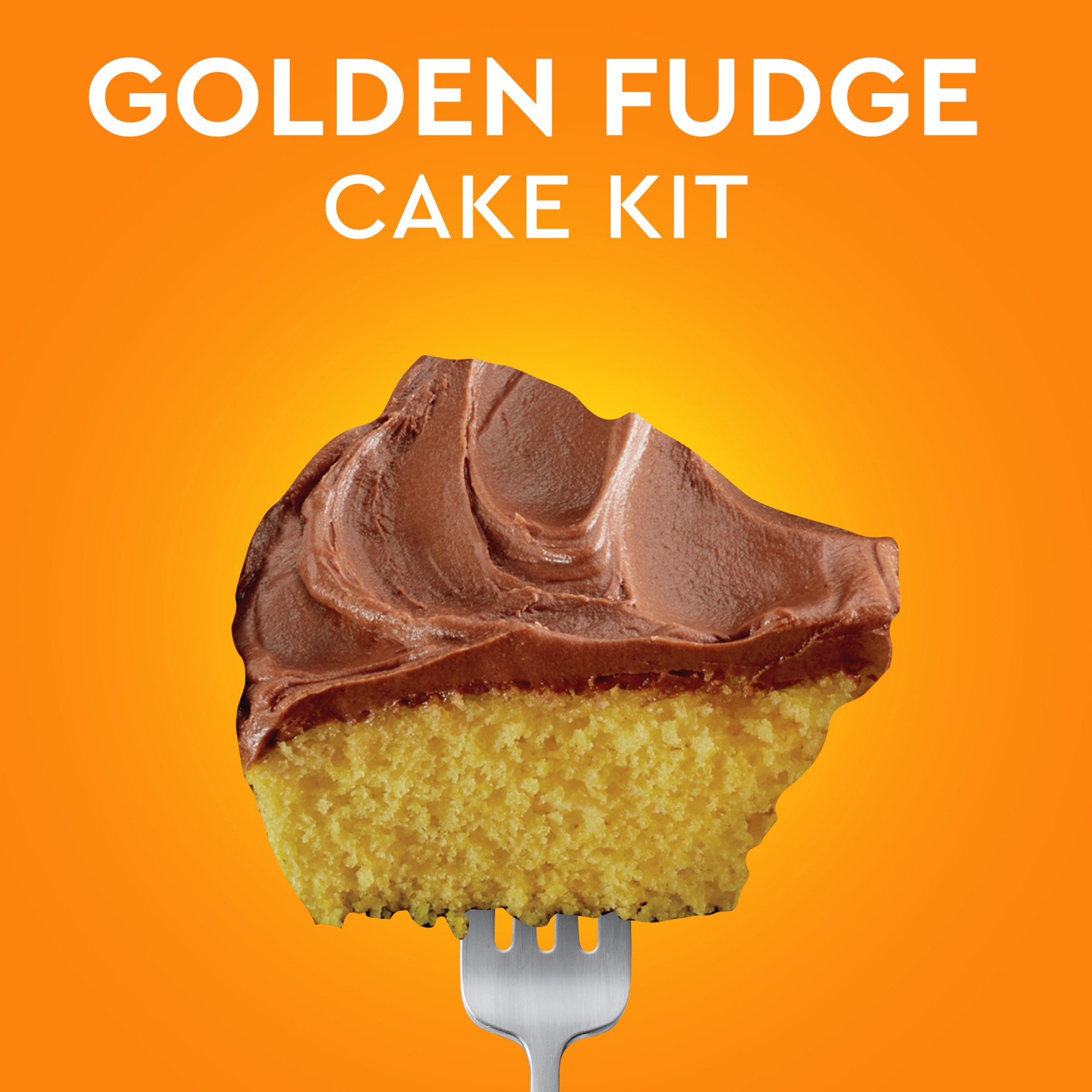 slide 2 of 5, Duncan Hines Golden Fudge Easy Cake Kit 8.4 oz, 8.4 oz