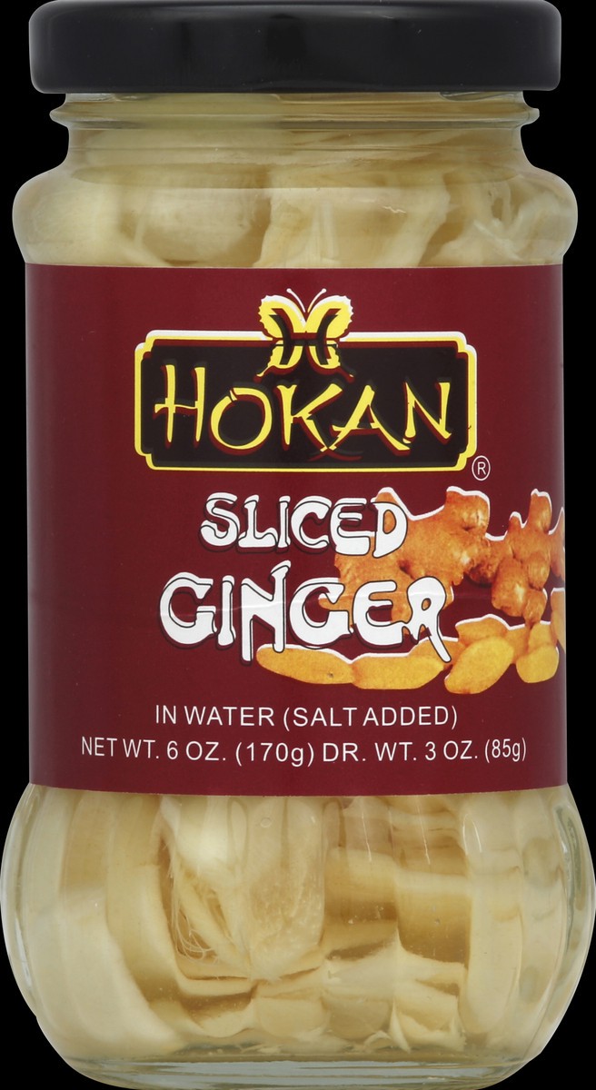 slide 2 of 2, Hokan Sliced Ginger, 6 oz