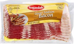 Sugardale Lower Sodium Bacon 16 oz
