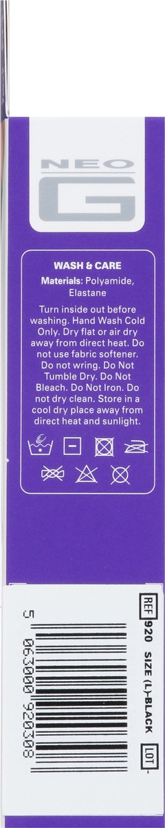 slide 6 of 9, Neo G Black Large Mens 20-30 mmHg Firm Therapeutic Socks 1 Pair, 1 ct