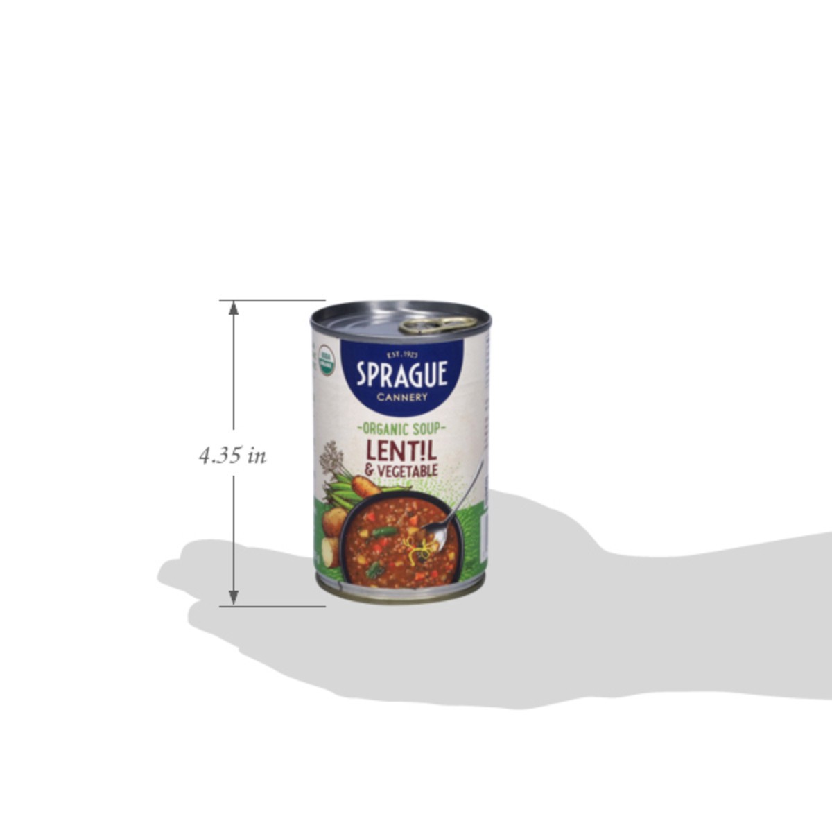 slide 13 of 15, Sprague Organic Lentil & Vegetable Soup 15 oz, 15 oz