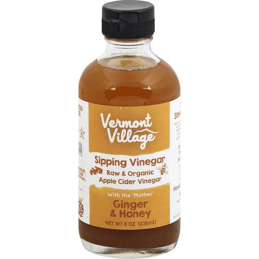 slide 2 of 2, Vermont Village Cannery Vinegar Ginger Sipping, 8 oz