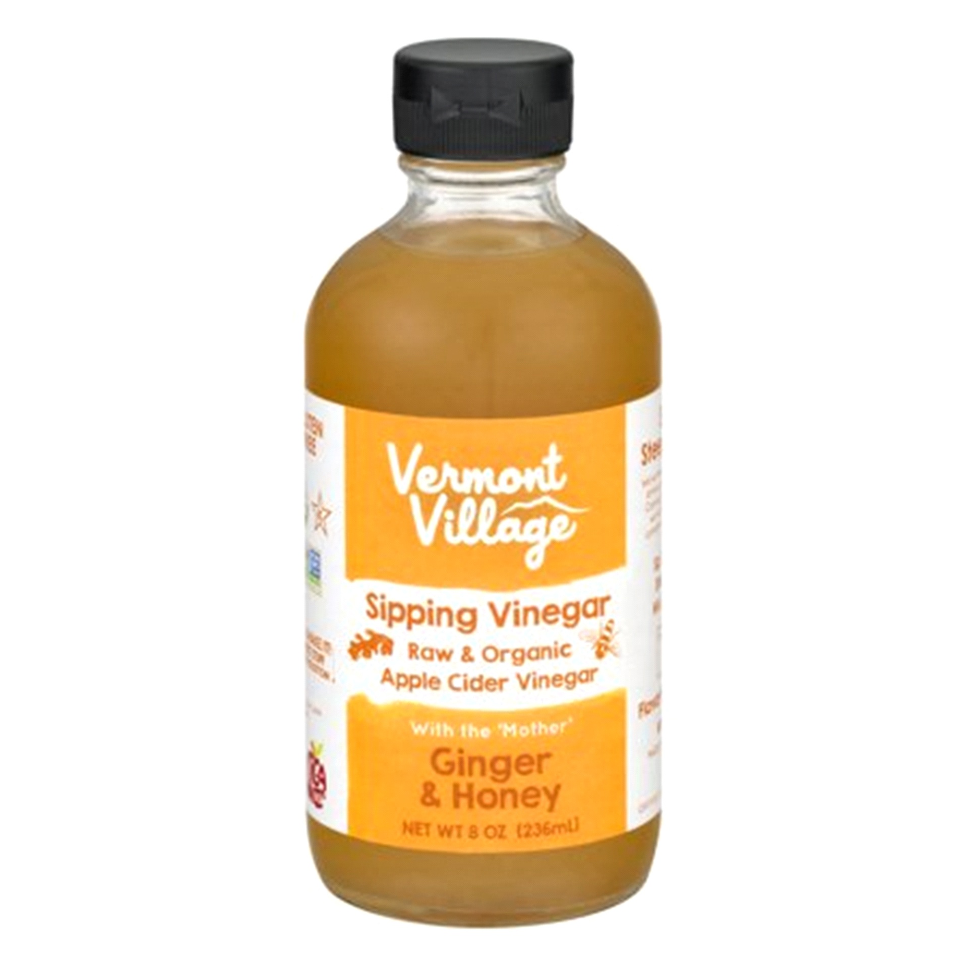 slide 1 of 2, Vermont Village Cannery Vinegar Ginger Sipping, 8 oz