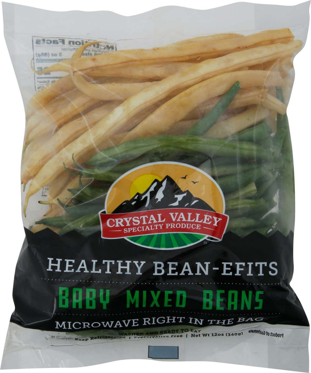 slide 2 of 9, Crystal Valley Green & Yellow French Beans, 12 oz