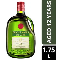 Buchanan's Deluxe Aged 12 Years Blended Scotch Whisky, 1.75 L