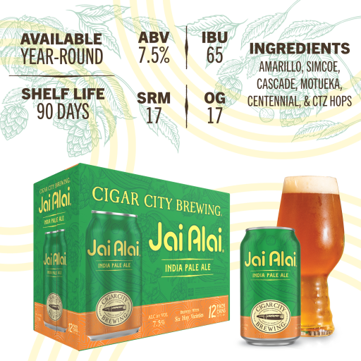 slide 3 of 4, Cigar City Jai Alai IPA 16 fl oz Can, 16 oz