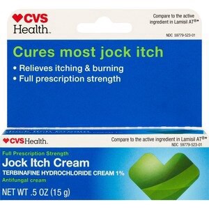 slide 1 of 1, CVS Health Jock Itch Cream, 0.5 Oz, 0.5 oz