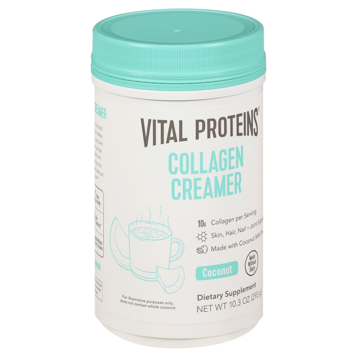 slide 2 of 9, Vital Proteins Coconut Collagen Creamer 10.3 oz, 10.3 oz