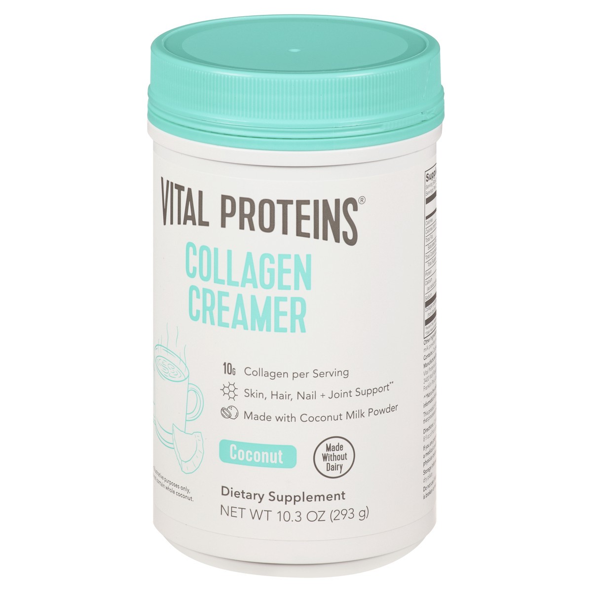 slide 3 of 9, Vital Proteins Coconut Collagen Creamer 10.3 oz, 10.3 oz