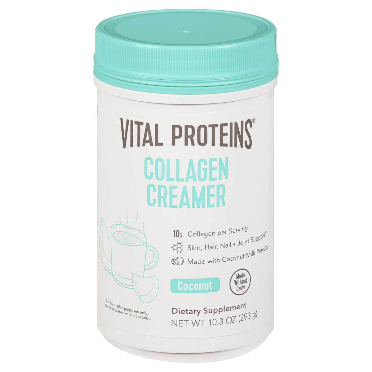 slide 1 of 9, Vital Proteins Coconut Collagen Creamer 10.3 oz, 10.3 oz