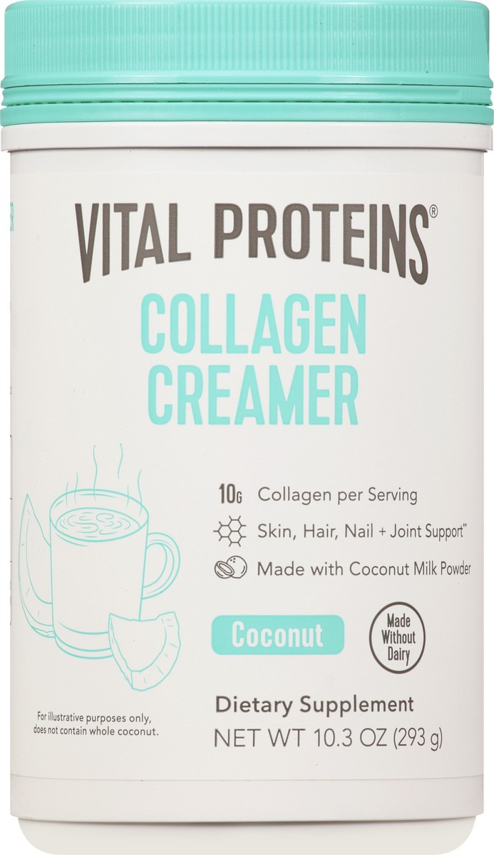 slide 6 of 9, Vital Proteins Coconut Collagen Creamer 10.3 oz, 10.3 oz