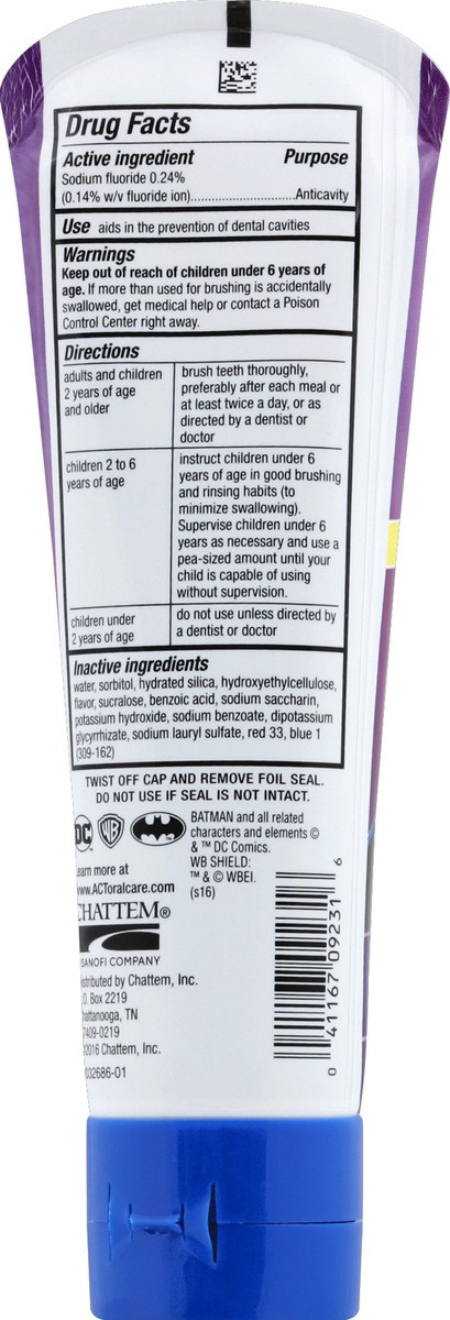 slide 8 of 8, ACT Toothpaste 4.6 oz, 4.6 oz