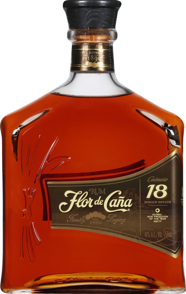 slide 10 of 11, Flor de Caña Rum, 750 ml