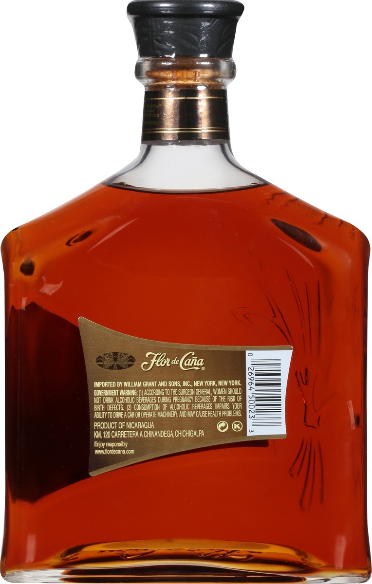 slide 7 of 11, Flor de Caña Rum, 750 ml