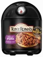 slide 1 of 1, Tony Roma's Hardwood Slow Smoked Boneless Cut Pork Ribs Sweet & Smoky, 16 oz