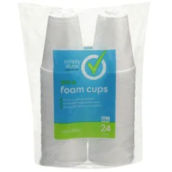 Simply Done Foam Cups 12 fl oz 24 Count