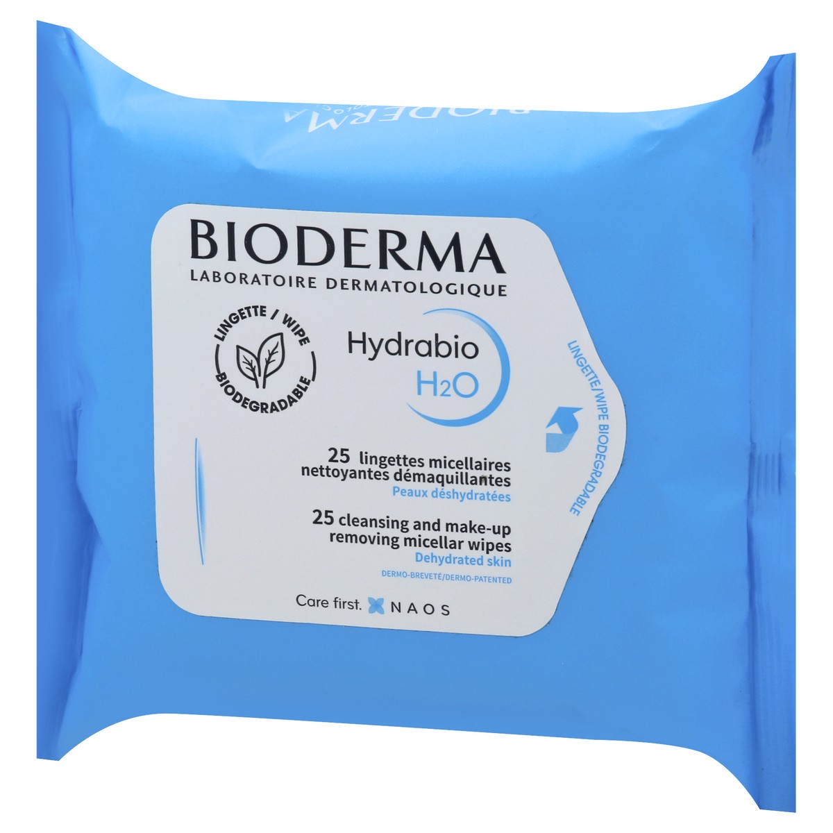 slide 11 of 11, Bioderma Hydrabio H2O Biodegradable Wipe 25 ea, 25 ct