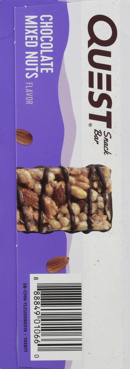 slide 3 of 13, Quest Chocolate Mixed Nuts Flavor Snack Bar 12 ea, 1 ct