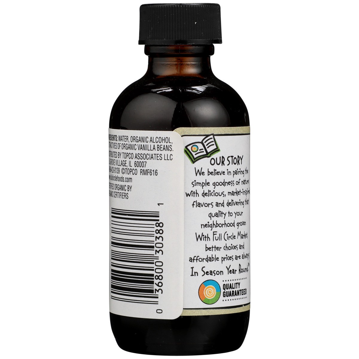 slide 9 of 9, Full Circle Market Pure Vanilla Extract, 2 fl oz