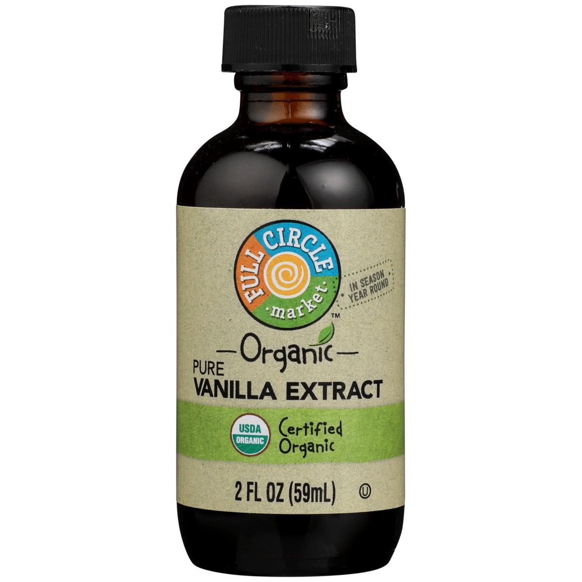 slide 3 of 9, Full Circle Market Pure Vanilla Extract, 2 fl oz