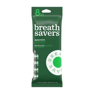 slide 1 of 1, Breath Savers Breath Mints Spearmint, 6.4 oz