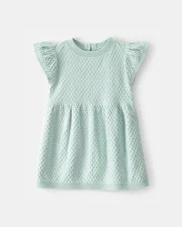 Carters Baby Girl Sweater Dress - Green Green 24M