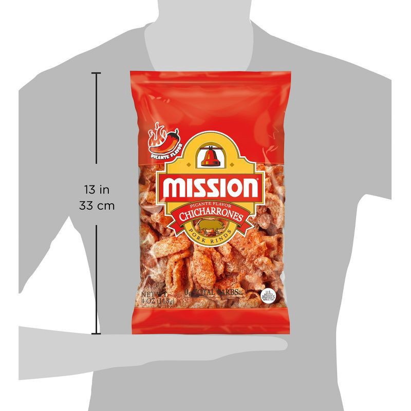 slide 2 of 3, Mission Pork Rinds 4 oz, 4 oz