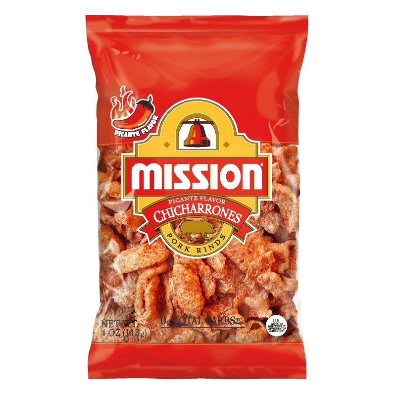 slide 1 of 3, Mission Pork Rinds 4 oz, 4 oz