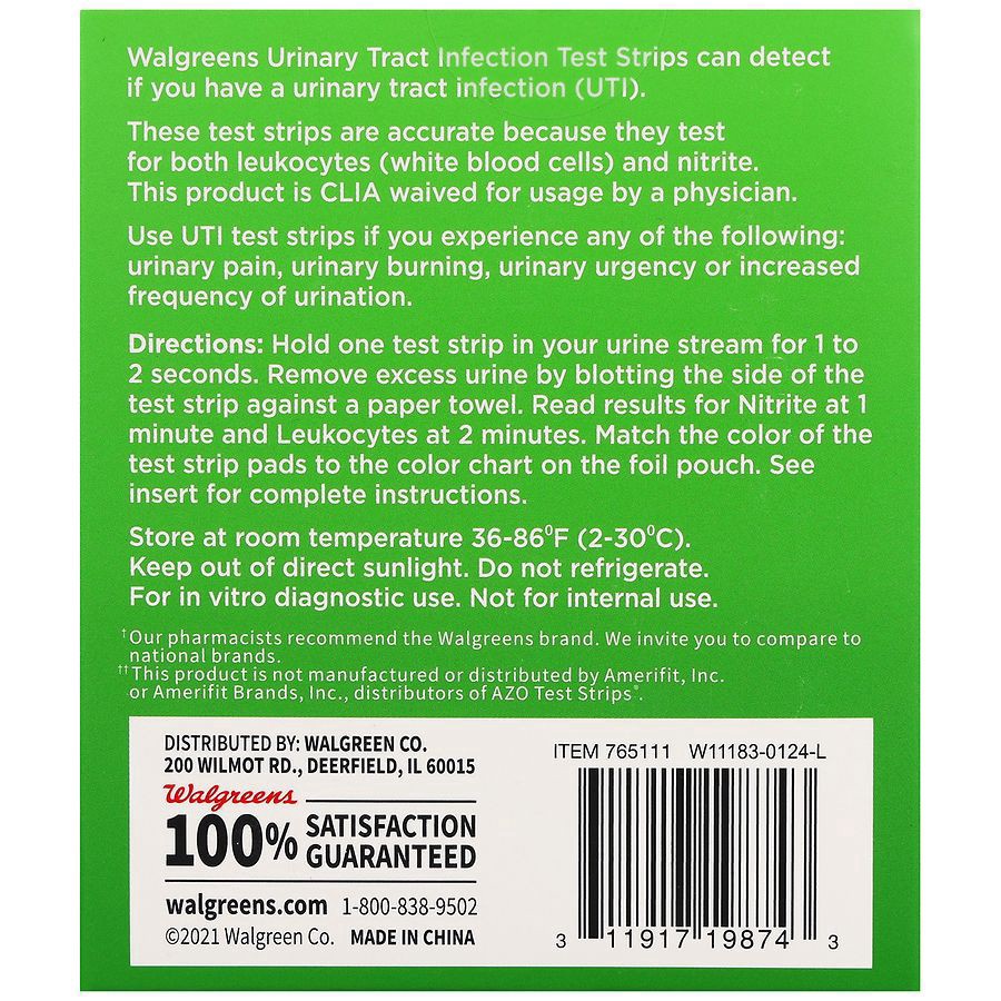 slide 5 of 5, Walgreens Urinary Tract Infection Home Test, 1 ct