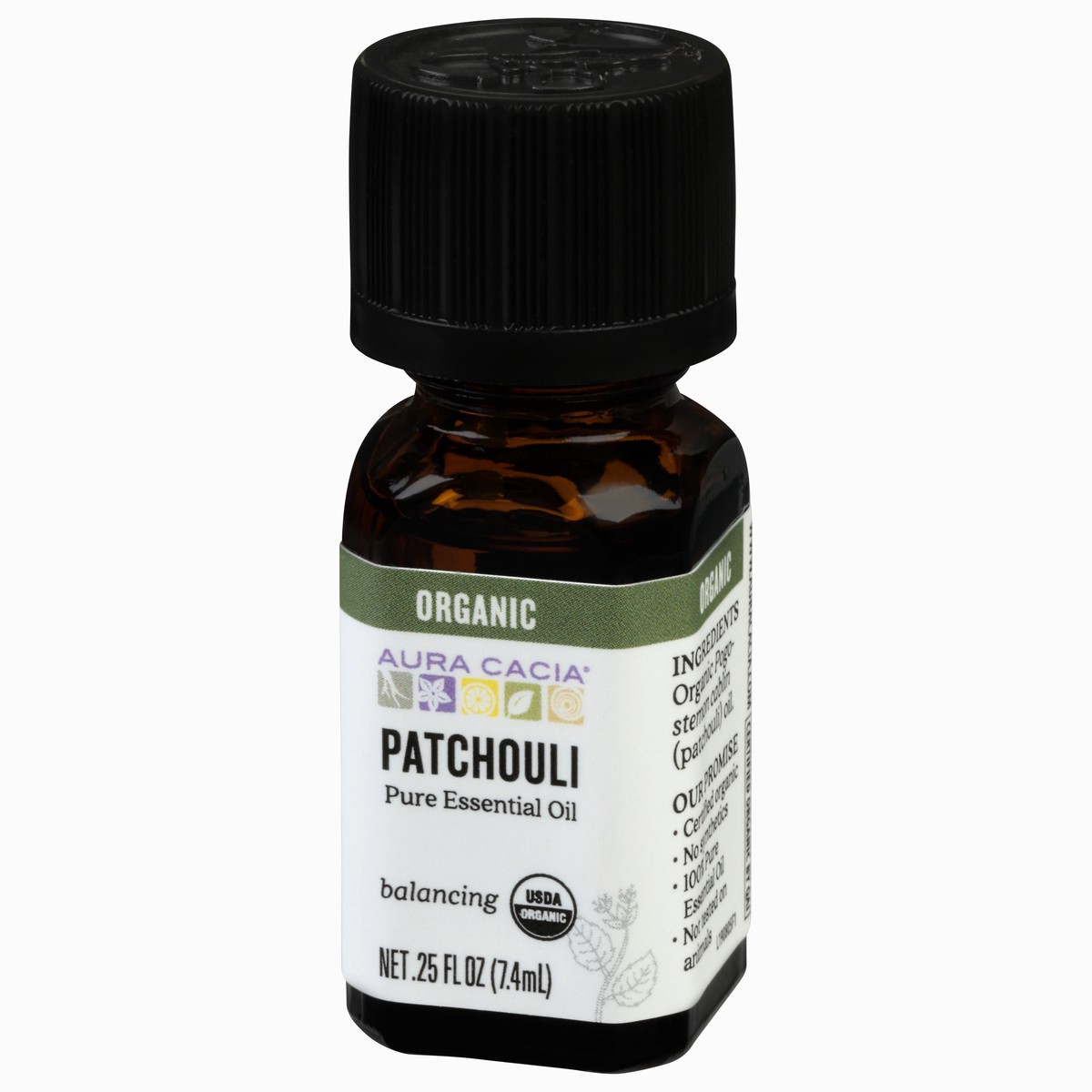 slide 3 of 9, Aura Cacia Ess Oil Patchouli, 0.25 fl oz