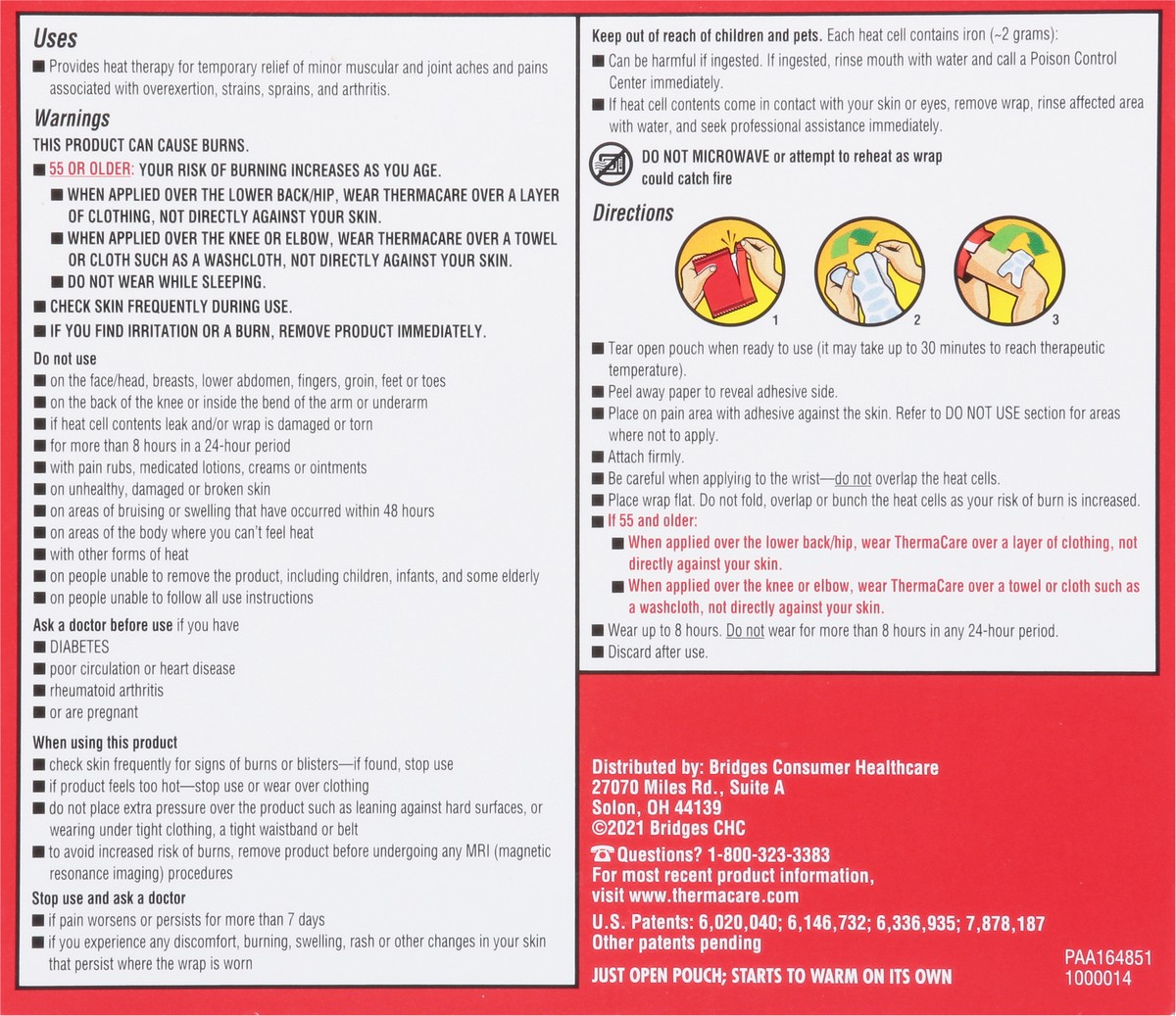 slide 10 of 12, ThermaCare Joint Pain Therapy Heatwraps 4 ea, 4 ct