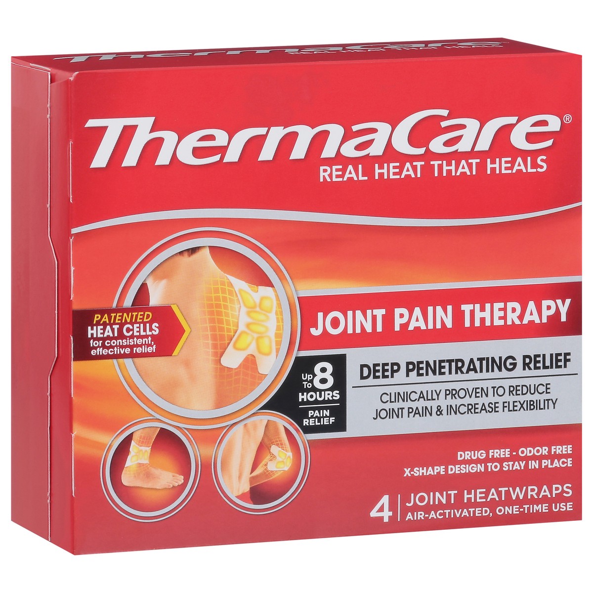 slide 2 of 12, ThermaCare Joint Pain Therapy Heatwraps 4 ea, 4 ct