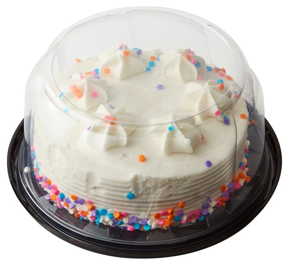 slide 3 of 5, Bakery Fresh Goodness Vanilla Celebration Cake, 16.7 oz
