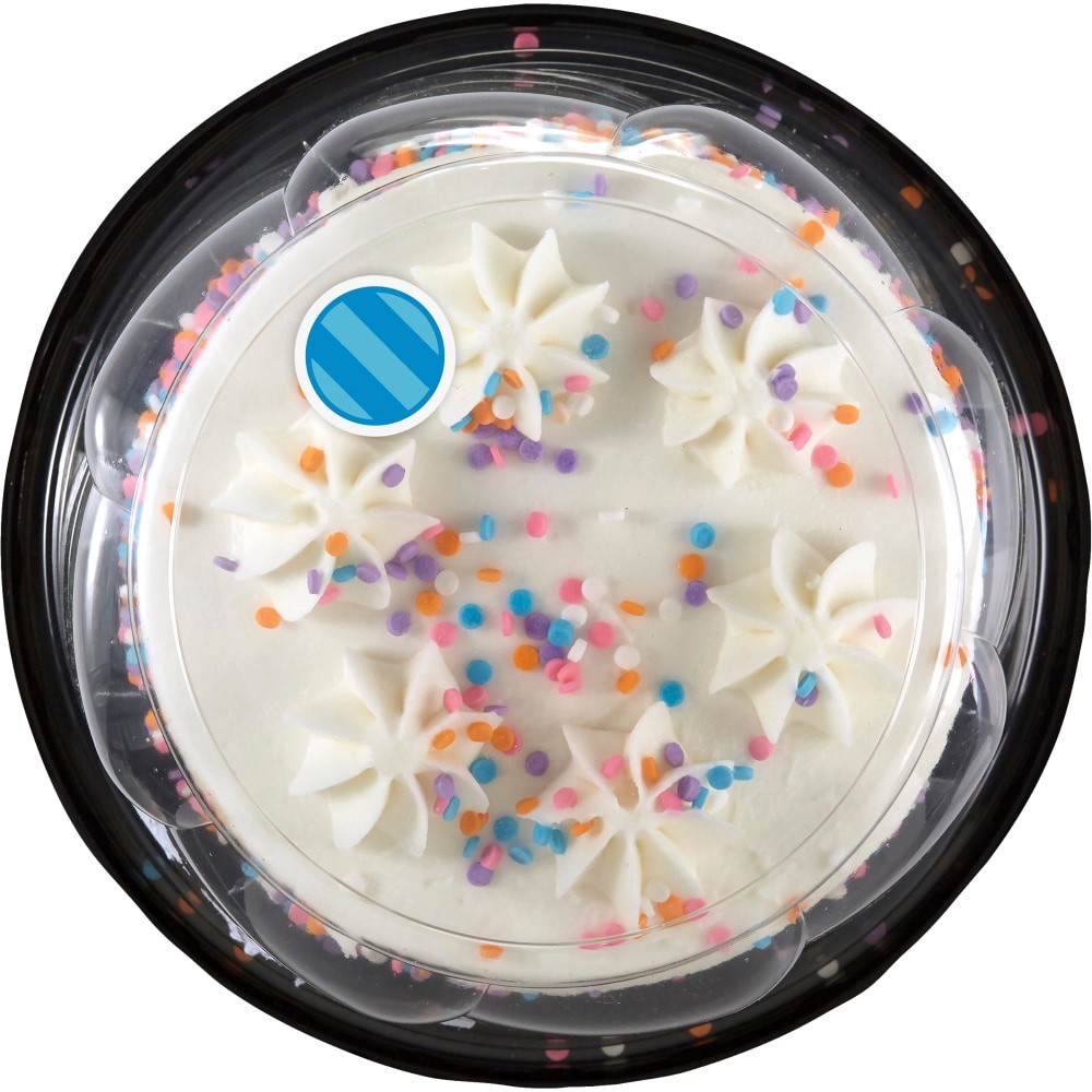 slide 4 of 5, Bakery Fresh Goodness Vanilla Celebration Cake, 16.7 oz
