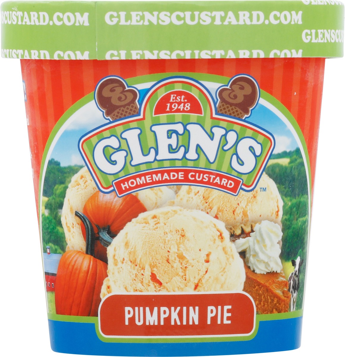 slide 10 of 13, Glen's Homemade Pumpkin Pie Custard 1 ea, 16 oz