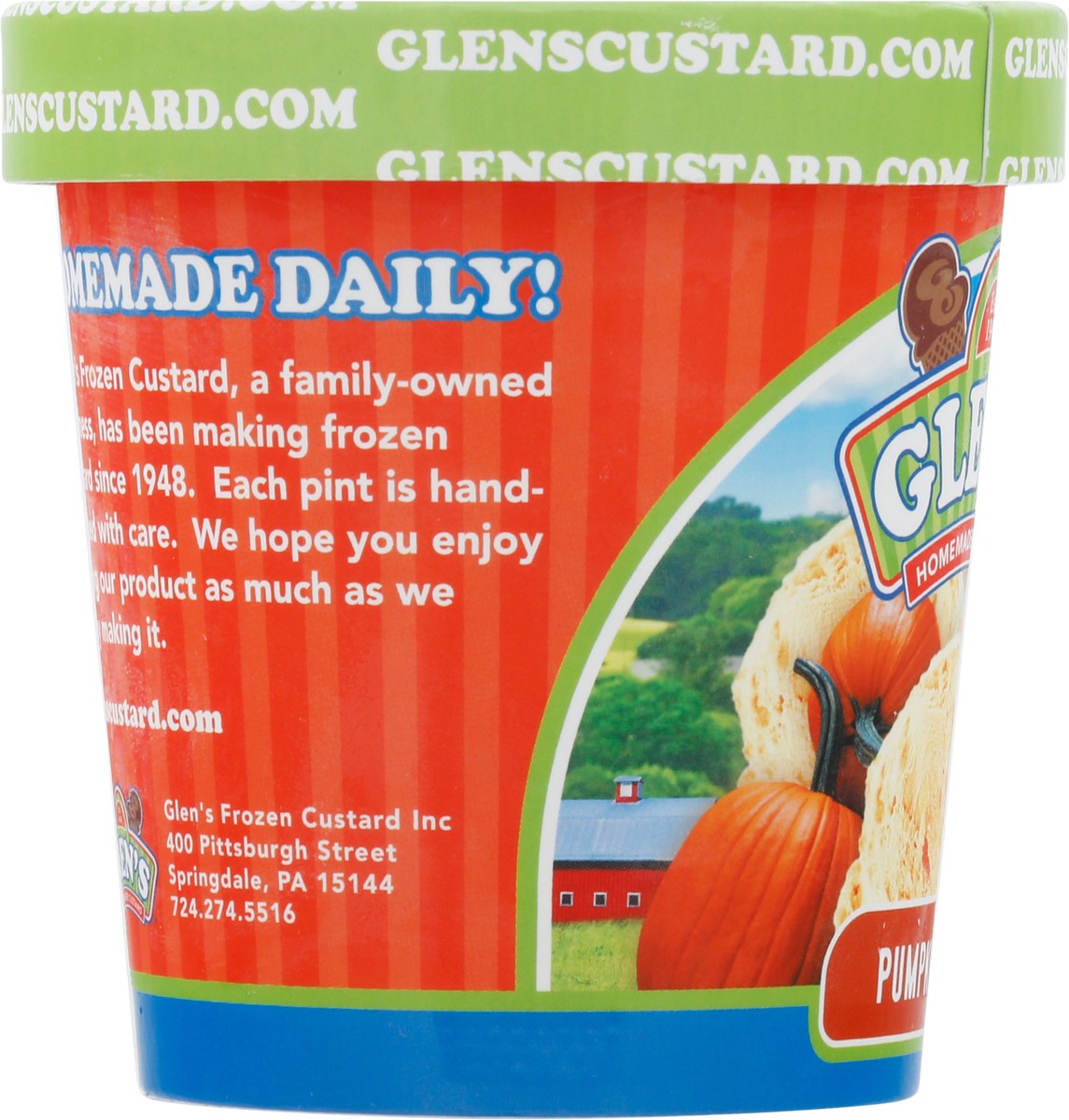 slide 12 of 13, Glen's Homemade Pumpkin Pie Custard 1 ea, 16 oz